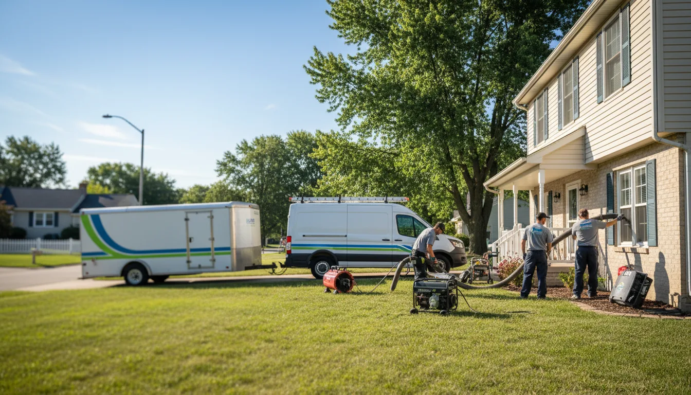 Flooded Basement Restoration And Cleanup With Repair in Groveland, NY near me